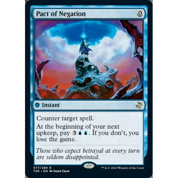 MtG Time Spiral Remastered Rare Pact of Negation #77