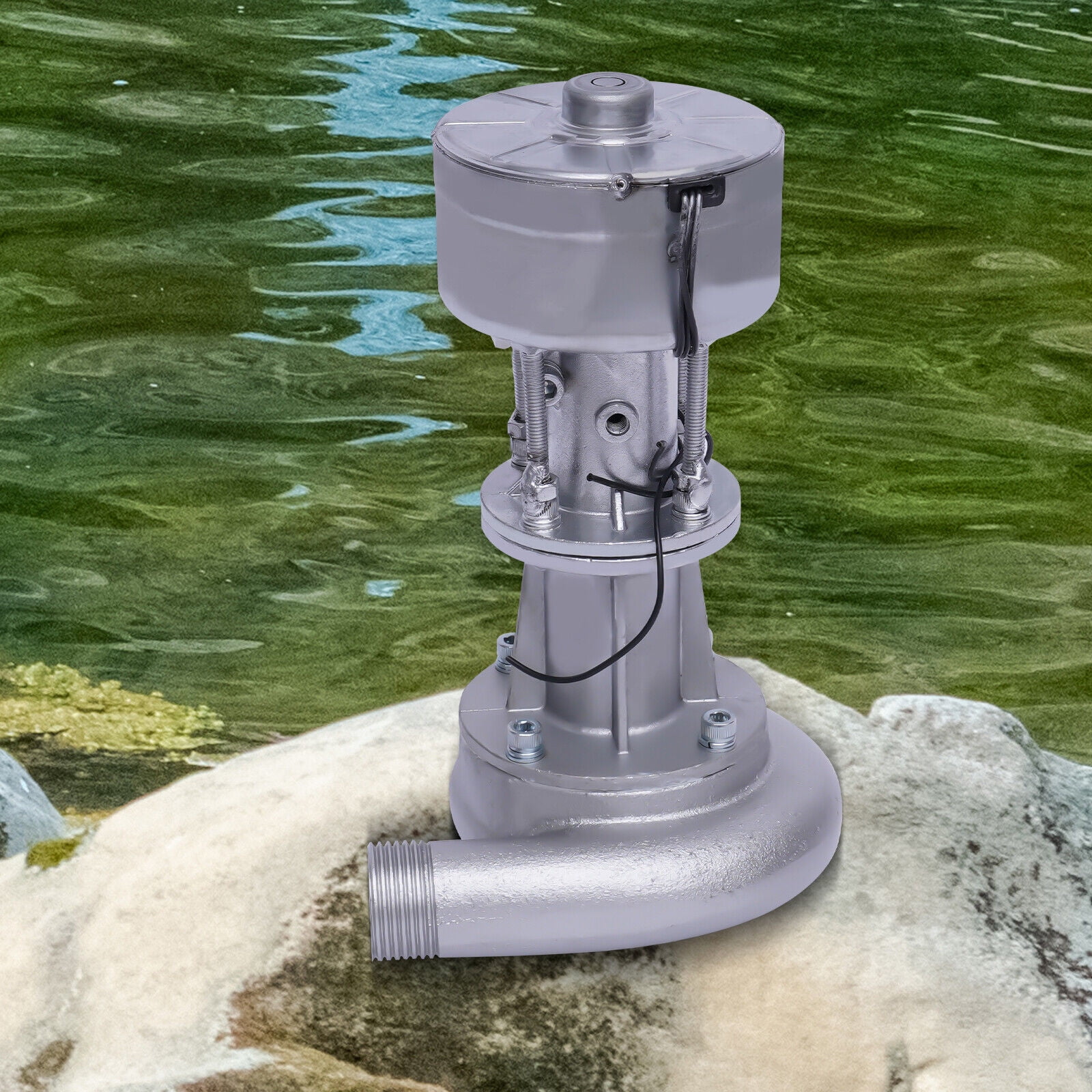 Miumaeov Mini Hydro Generator Portable Hydro Power Station Water Turbine Profession 500W