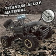 thumbnail image 5 of 4DRC 1:12 Rc Car,off Road Truck Remote Control Car Metal Shell 2.4G 4WD Dual Motors, with 2 Batteries Black, 5 of 13