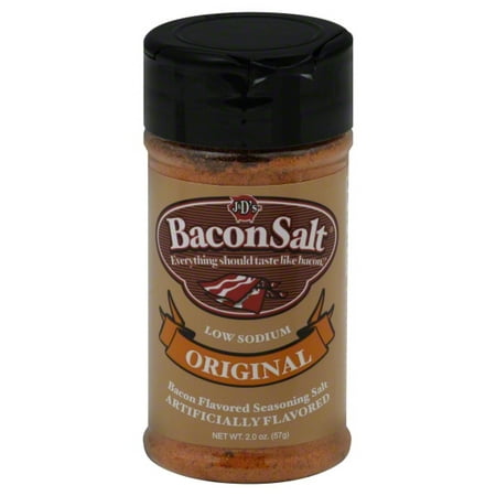 J&D's Bacon Flavored Seasoning Salt Original Kosher & Vegan 2 Ounce, Pack of (Best Mr Salt E Flavors)