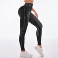 thumbnail image 5 of Celsior Cellulite Leggings No Front Seam Leggings Skin-Friendly Full Length Buttery Soft Yoga Pants Slim Move Cellulite Leggings Sculpting Yoga Fitness Pants Scrunch Butt Lifting Leggings Black L, 5 of 7