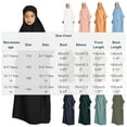 thumbnail image 3 of XUNKUSGA Muslim Girl Dress 6-13Y Classic Full Cover One-Piece Abaya for Kids Loose Batwing Sleeve Islam Dubai Modest Robe Lightweight Comfortable Maxi Dress,Red, 3 of 8