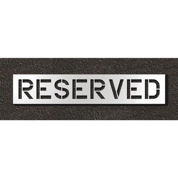 RAE STL-108-71233 Pavement Stencil,Reserved