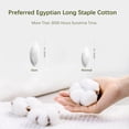 thumbnail image 3 of Washed Cotton Blue & White Reversible Duvet Cover Queen Size Nordic Color, 3 of 6