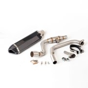 Motorcycle Exhaust System For Suzuki For Gixxer 155 GSX150F Exhaust Header Mid Link Pipe Slip On Muffler