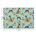 thumbnail image 5 of Boxer Dog Pitbull Terriers Dog and Pizza Flannel Non Slip Door Rugs,Washable Door Mats Indoor,Decorative Door Mats,Dirt-Resistant and Absorbent Doormat for Entrance,Bedroom,Kitchen,Bathroom,23.5"x16", 5 of 5