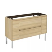 Ambra 120F NO Free Standing Vanity Base Unit in Nordic Oak