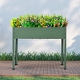 thumbnail image 6 of ZOELNIC Artificial Flowers for Outdoors, 6 Bundles Artificial Outdoor Plants UV Resistant Fake Plastic Flowers for Hanging Planter, Window Box Pot, Sunset Red, 6 of 6