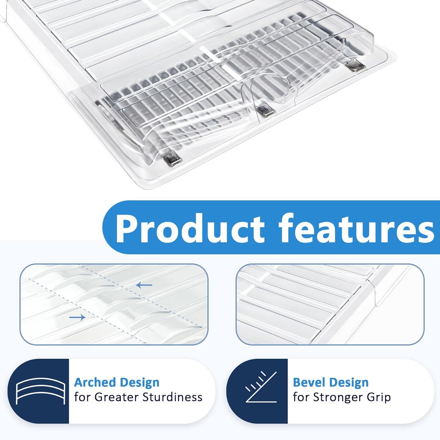 Magnetic Air Vent Extender for Under Furniture Vent Deflector for Floor Register Up to 12" Wide Extend from 17"-33" 1.5mm Thick-1Pcs