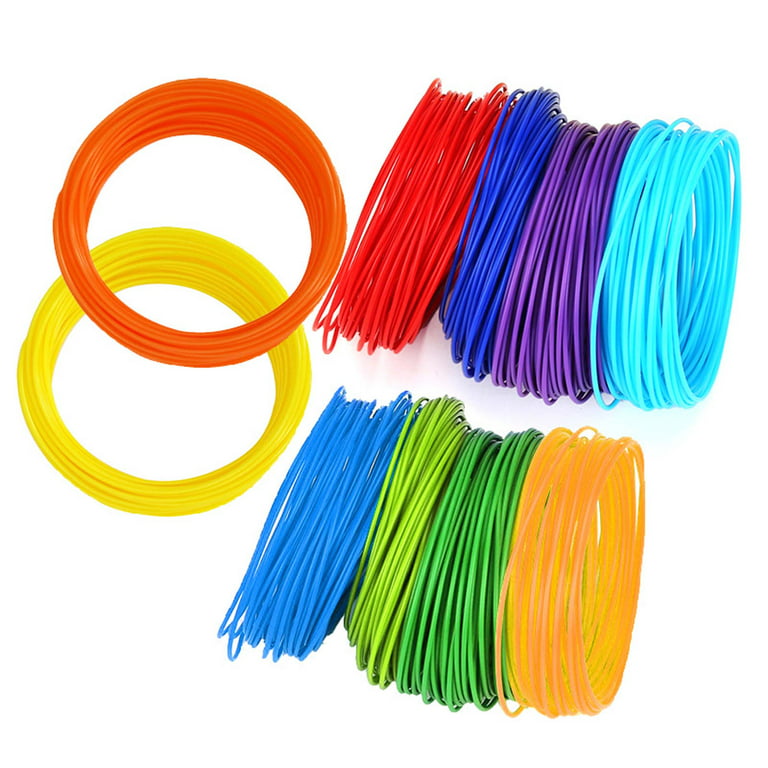 30 Colors 1.75mm PLA 3D Printer/Pen Filament Refill for MYNT3D / SCRIB3D 3D  Pen, Each Color 3 Meter, Total 300M PLA Refill, 3D Printing Filament