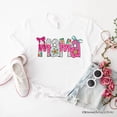 thumbnail image 6 of Preppy Pink Mama Coquette T-Shirt, Retro White and Black Tee for Trendy and Stylish Moms, 6 of 8
