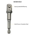 thumbnail image 3 of Socket Adapter,3/8 Inch 1/2 Bit 1/4 Inch Hand Tools Driver Adapters Tools Driver Socket Set Driver Inch 1/2 Inch Adapter Set Driver Socket Adapter Inch Hand 1/2 Inch 8 Pcs, 3 of 5