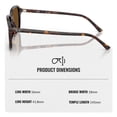 thumbnail image 5 of Ray-Ban RB2231F RAIMOND POLARIZED Square Shaped Sunglasses for Men & Women - Includes Official Rayban Eyewear Kit - Ideal Formal & Casual Wear Sunglasses - B-15 Brown Lens, 5 of 7