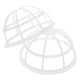 thumbnail image 1 of 2 uds sombrero lavadora jaula gorra de béisbol lavado jaula sombrero limpiador jaula Ballcap Shaper Ballcap Protector Ballcap titular lavado sombrero suministro, 1 of 5