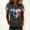Grey, variant on MAIHAN 250th Anniversary Usa Shirt Women American Flag Print Plus Size American Flag Shirts Summer Baggy Tops American Birthday Shirts Tops
