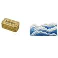thumbnail image 1 of Caja de pañuelos,Dispensador de pañuelos para baño,Alfombra de área,Alfombra de área para sala de estar,dormitorio,alfombra ondulada flocada,Alfombra de baño Ocean Rug lavable y, 1 of 8