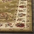 thumbnail image 5 of SAFAVIEH Lyndhurst Manuel Traditional Border Runner Rug, Green/Ivory, 2'3" x 8', 5 of 6