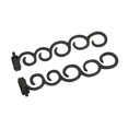 thumbnail image 1 of Vogacara Lote 2PCS Trenza Giro Belleza Cabello Herramienta Rollo Gancho Mo?o Maker Nuevo Cuidado del cabello negro, 1 of 6