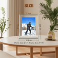 thumbnail image 2 of Gold Floating Frame ;x; Vertical Set For Picture x x x Tabletop Shelf Photo Frame Classy For Wedding Birthday Anniversary Home or Office Decor, 2 of 8