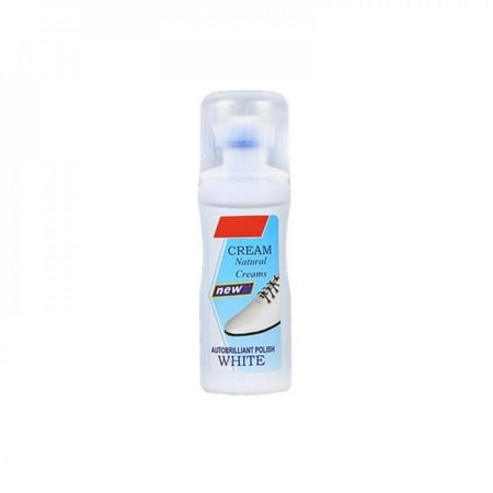 

Brand Clearance! 50ml Shoe Whitener With Sponge Brush Head White Shoe Refresh Cleaner Scrubbing Detergent Whitening Agent