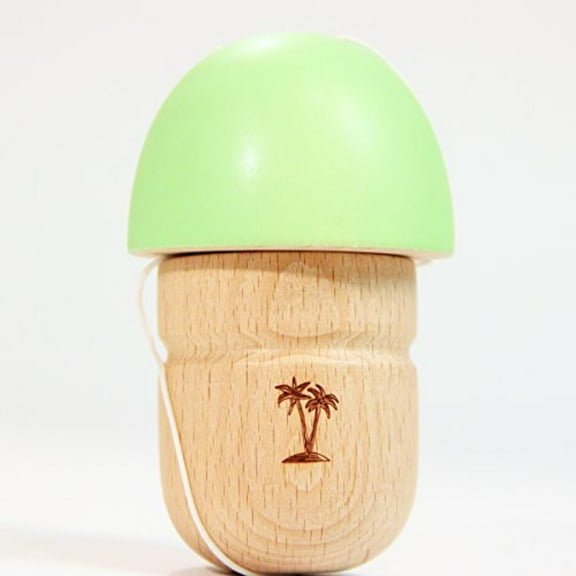 Bahama Kendama Mushroom Pill Kendama- Reverse Spike - Glow in the Dark