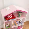 thumbnail image 4 of KidKraft Dollhouse Cottage Bookcase Wooden Children s Furniture with Shelves and Hidden Storage 15 15 x 11 42 x 25 98 Multicolor Model 14604, 4 of 9