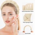 thumbnail image 3 of MIXXI Set de 2 Diademas de Spa para Lavado Facial, Bandas Suaves de Felpa y Esponjosas para Cuidado de la Piel y Maquillaje, 3 of 7