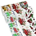 thumbnail image 4 of Holiday Merry Christmas Decoration Pattern Printed Grosgrain Satin Ribbon for Gift Wrapping Hair Bow Craft Accessory 50 Yards Jiayi, 4 of 7
