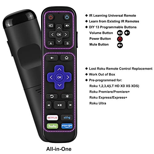 SofaBaton R2 Universal Remote Control Replacement for Roku Streaming