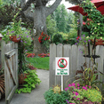 thumbnail image 4 of 8 x 12 inch Garden Stakes Protect The Plants - Stay On The Path Yard Sign Decorative Plant Stake Lawn Art Patio Decor Pathway Ornaments Indoor Outdoor Decoration, 4 of 5