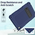 thumbnail image 3 of AVAWO Case for Samsung Galaxy Tab A11+ Plus/A9+ Plus 2026/2023 11-Inch, Shockproof Rugged Case Cover with Kickstand for Men Kids Toddler Boys Girls, Navy+Black, 3 of 7