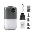 thumbnail image 5 of figatia Electric Air Pump for Inflatables Camping Light Practical Compact Adjustable Lights Mini Air Mattress Pump for Swimming Rings Gray White, 5 of 8