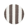 thumbnail image 2 of Butler Specialty Company Tobias Round Rattan 30" Bar Stool -White & Brown Stripe, 2 of 7