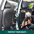 thumbnail image 5 of Car Seat Back Protector,Waterproof & Stain Resistant Kick Mats with Tablet Holder & Organizer Pockets,Easy-Clean Nylon Back Seat Protector The Flag, 5 of 7