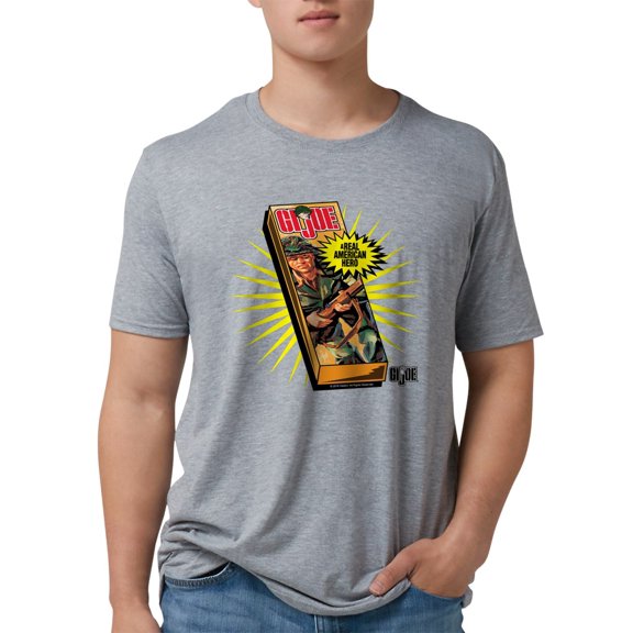 CafePress - GI Joe American Hero T Shirt - Mens Tri-blend T-Shirt