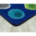 thumbnail image 2 of Joy Carpets Kid Essentials Watercolor Spots 5'4" x 7'8" Indoor Area Rug in Color Marine, 2 of 7