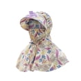 thumbnail image 1 of CSChome Floral Sunhat with Fan Outdoor Hat with Face Front Cover Face Neck Protection Adjustable USB Rechargeable Electric UV Foldable Sunscreen, 1 of 7