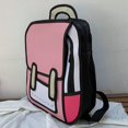 thumbnail image 4 of Cartoon Fashion Backpack Casual Oxford Cloth Soft Korean BackPack (Purple), 4 of 10