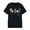 Black, variant on Petite Tops for Women Graphic Print Soft Comfort Fit Short Sleeve Fashion formal Tops for Women,Black,3XL