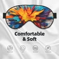 thumbnail image 5 of Uemuo Colorful Paint Print Pattern Sleep Eye Mask - Light Blocking Sleep Mask Blocking Out Light Perfectly, Soft and Comfortable Night Eye Mask, Eye Blinder, 5 of 7