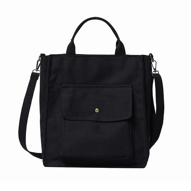 Bolso pequeño de lona para mujer y niña, bandolera tipo mensajero, bolso de mano
