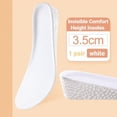 thumbnail image 1 of Heightening Insole Invisible Unisex Unisex Heighten Insert Cushion Pads EVA Lifting Insole Heel Arch Support Taller Cushion white 3.5cm 38 (235mm), 1 of 6