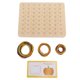 thumbnail image 2 of Geoboard de madera Montessori, juguetes educativos de aprendizaje gráfico para bebés, niños pequeños, niñas, 2 of 9