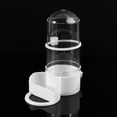 thumbnail image 4 of Yammee Bird Water Dispenser Automatic Feeder for Cage with Perch Hanging Plastic Food Container for Parrot Parakeet Lovebird, 4 of 11