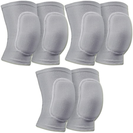 

Elbourn 3-Pair Compression Knee Pads Elastic Knee Protector Thickened Sponge Knees Brace Support for Dancing Workout Training