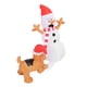 thumbnail image 3 of Muñeco De Nieve Inflable Con Perro Mordido, Decoración Navideña Para Interiores Y Exteriores Con Luces LED, Decoración Navideña Alta Para Jardín, Patio, Fiesta, Césped, 3 of 7