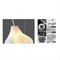 thumbnail image 3 of PVC Shade Living Room Chandelier Wave Design Ceiling Chandelier A, 3 of 5