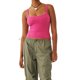thumbnail image 1 of Lucakuins Mujeres Tank Tops, Color Sólido Básico Sin Mangas Escote Redondo Slim Fit Camisas Camisola Acanalada Tops Lucakuins moda, 1 of 6