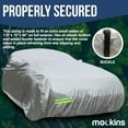 thumbnail image 2 of Mockins 175”x70”x60” Silver 190T Polyester Sedan Car Cover, 2 of 8