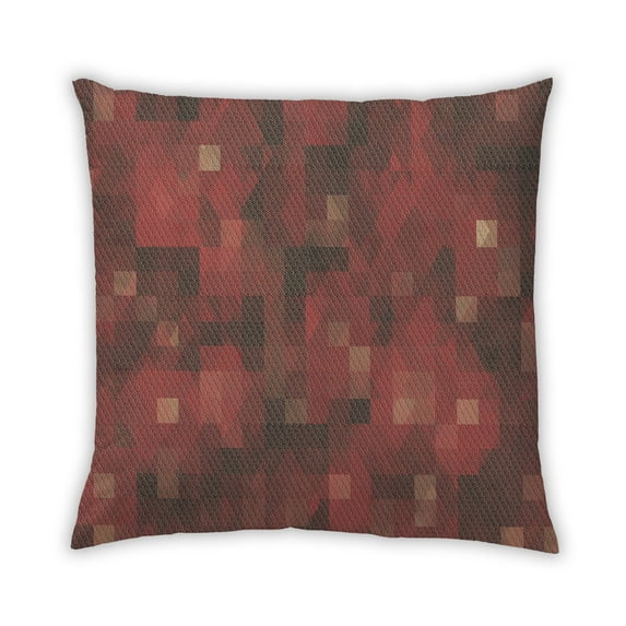 Ahgly Company Outdoor Square Contemporary Throw Pillow, 18 inch by 18 inch